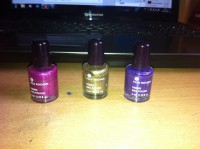 Mes trois nouveaux vernis 
